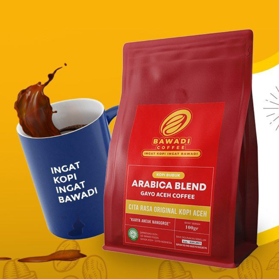 Bawadi Kopi Arabica  100g Kopi Aceh Gayo