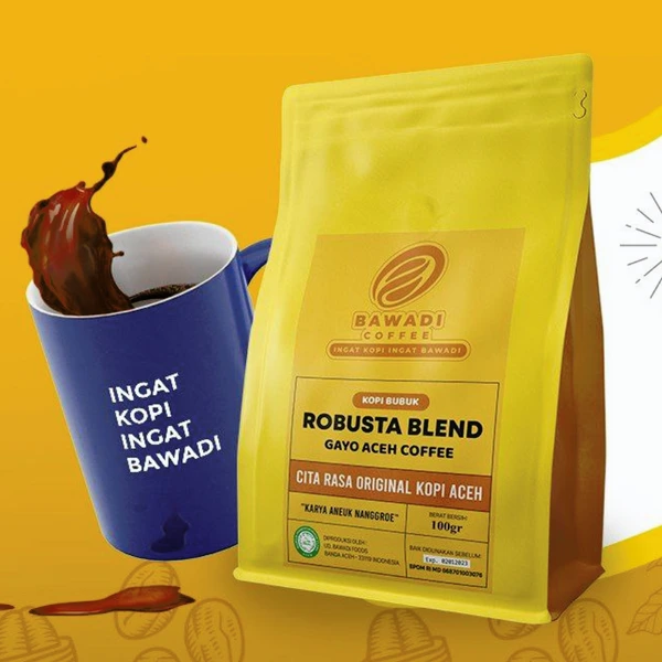 Bawadi kopi Robusta Gayo 100g - Kopi Aceh