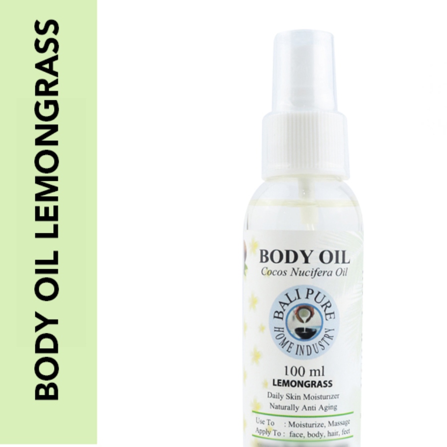 Bali Pure Home Industry Body Oil 100 ml Lemongrass BPOM