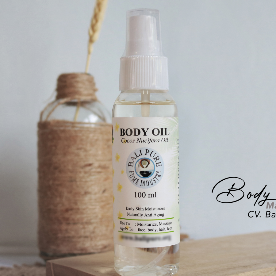 Bali Pure Home Industry Body Oil 100 ml Lemongrass BPOM