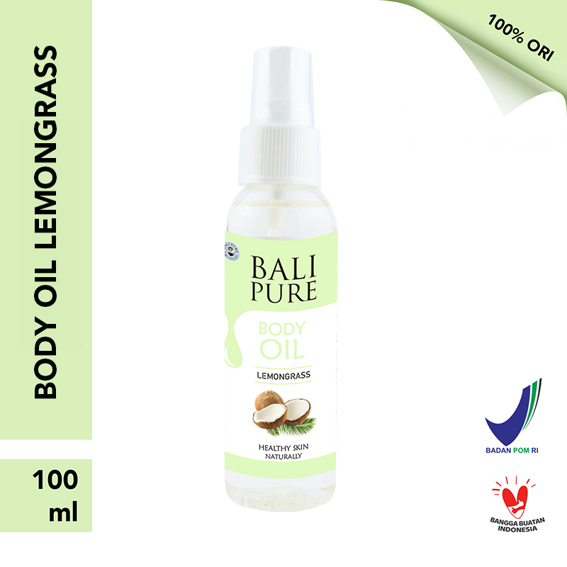 Bali Pure Home Industry Body Oil 100 ml Lemongrass BPOM