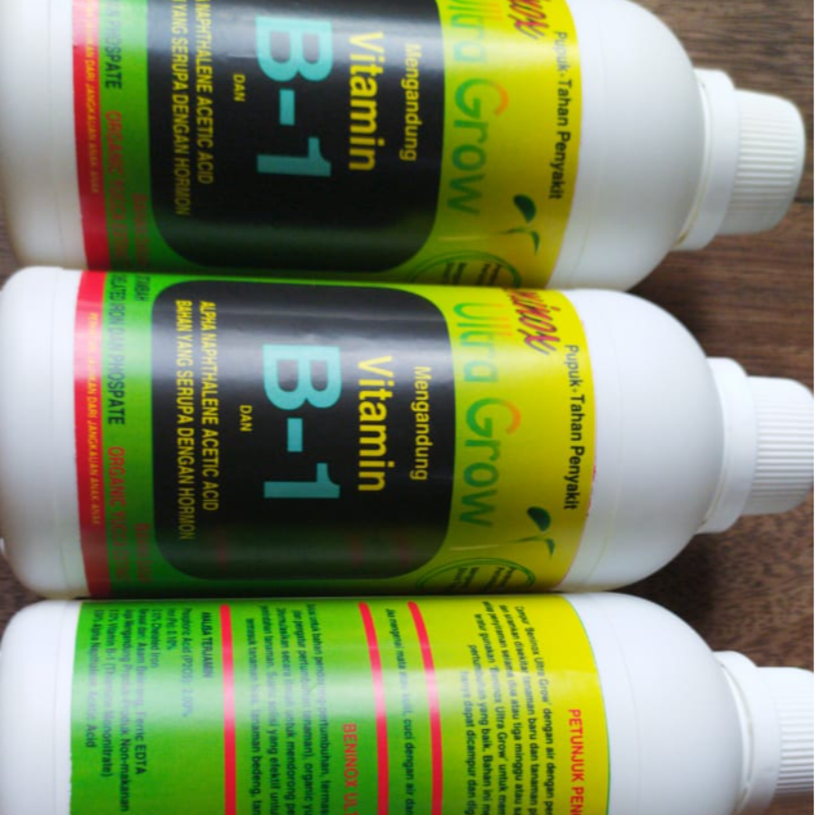 PUPUK VIT B1 VITAMIN - Vitamin B1 Tanaman Beninox Ultra Grow 500ml