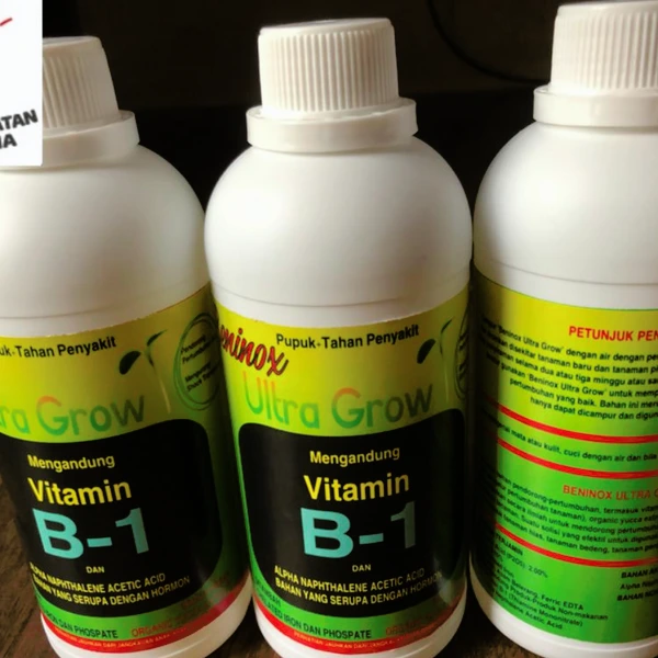 PUPUK VIT B1 VITAMIN - Vitamin B1 Tanaman Beninox Ultra Grow 500ml