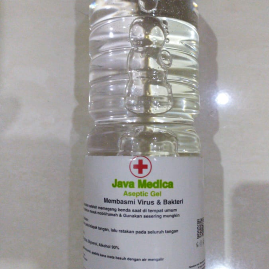 Aseptic Gel 1 liter (1000 ml) Refill Java Medica