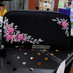 Dompet kipas sulam pita
