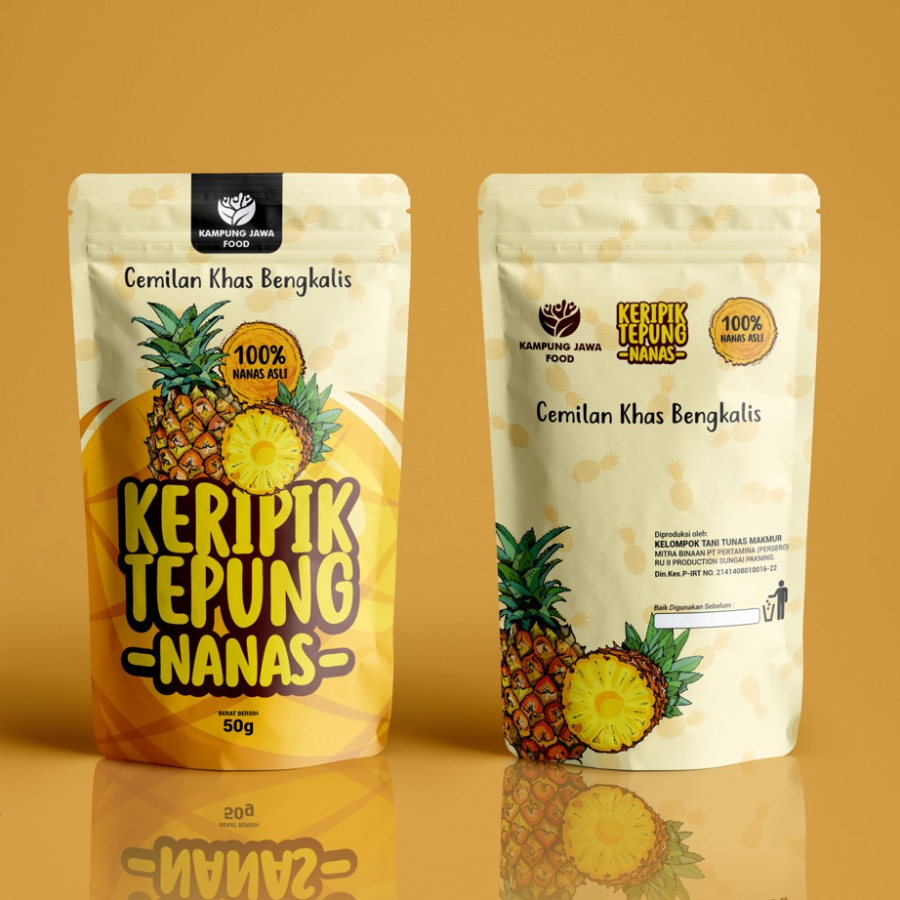 Keripik tepung nenas