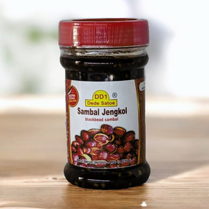 Dede Satoe Sambal Jengkol - Sambal Jengkol Botol Pet 135gr