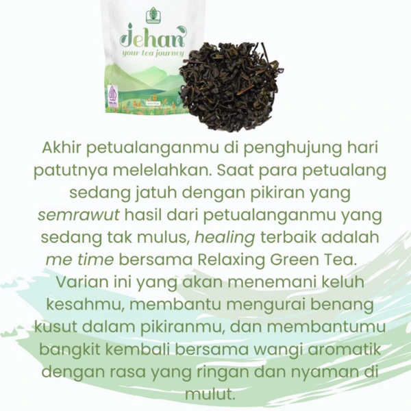 Relaxing green tea