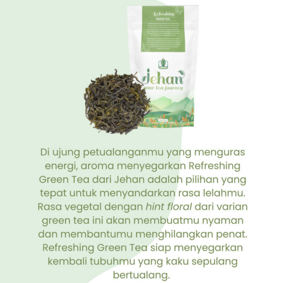 Refreshing green tea