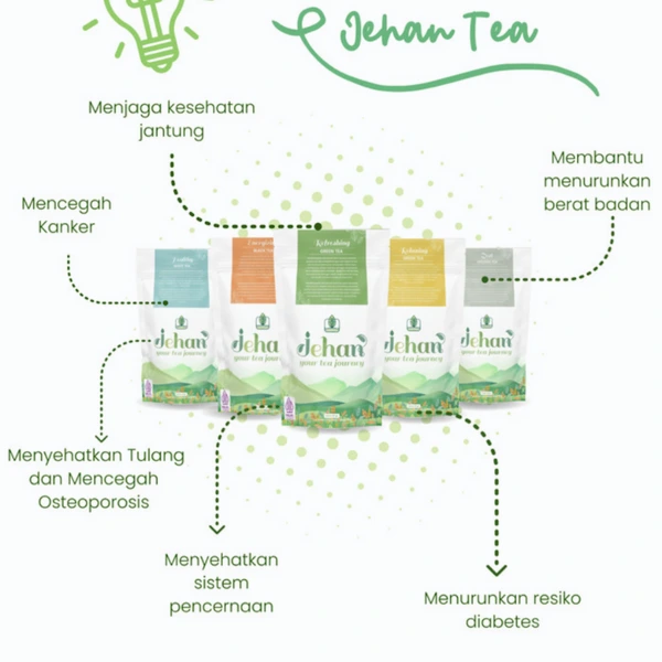 Refreshing green tea