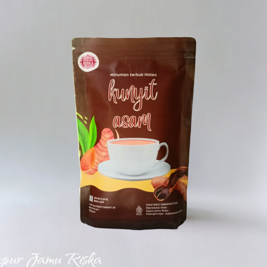 Minuman Kunyit Asam serbuk Instan