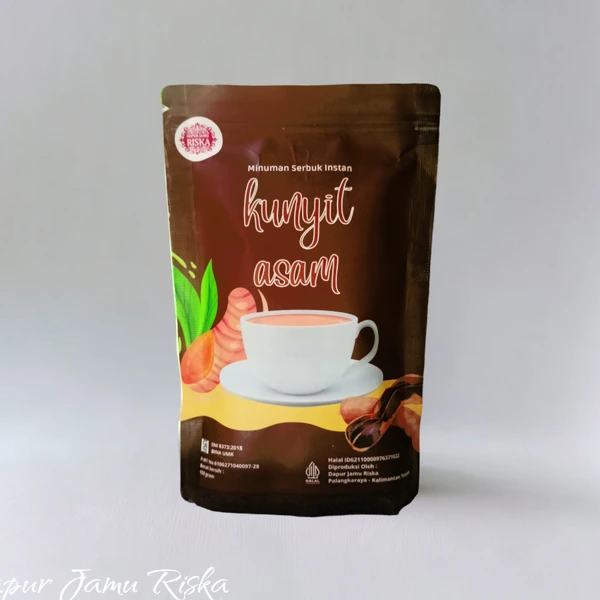 Minuman Kunyit Asam serbuk Instan
