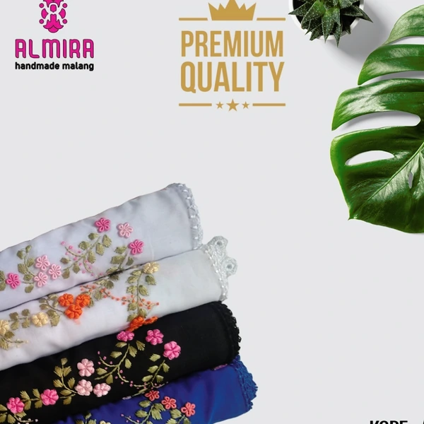 Jilbab Sulam Keliling Motif 6