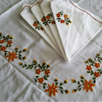 Set Taplak Meja Makan 4 Seat