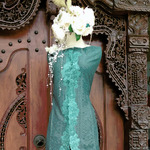 Kain Kebaya Bordir Mesin