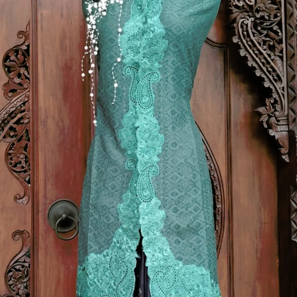 Kain Kebaya Bordir Mesin