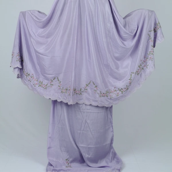 Mukena Sulam Sutra -Almira Handmade