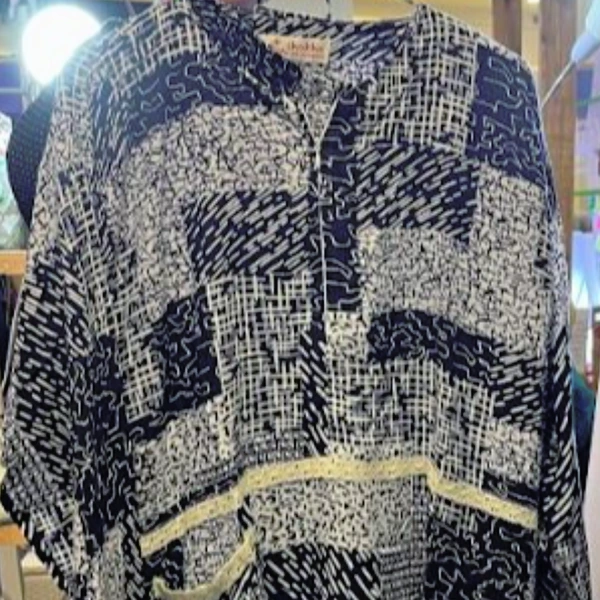 Piyama lengan panjang motif rayon