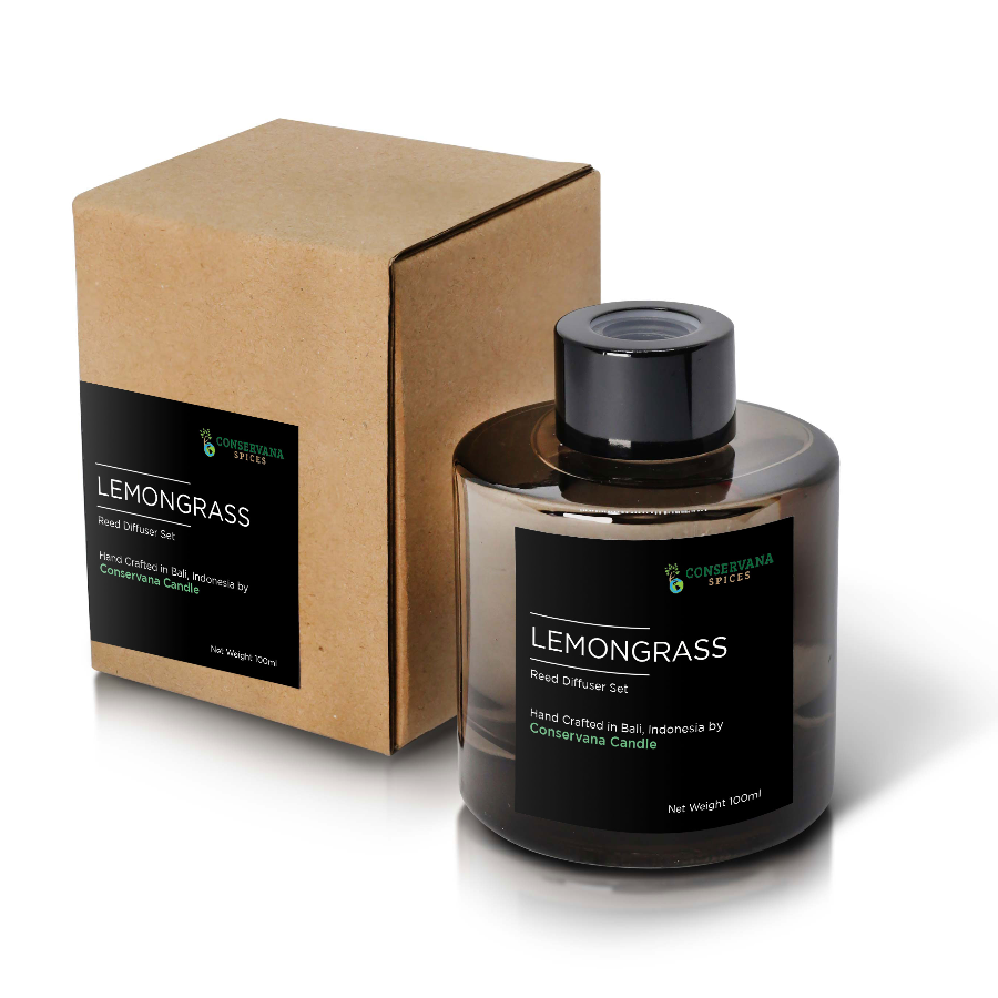 Natural Reed Diffuser Lemongrass 100ml / Pengharum Ruangan