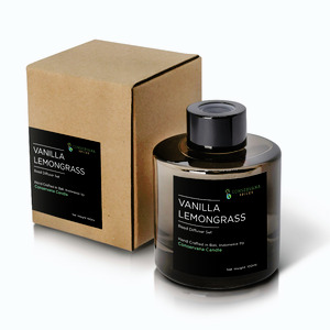 Natural Reed Diffuser Vanilla Lemongrass 100ml / Pengharum Ruangan