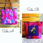 Totebag Hand Bag Tas Sulam Kombinasi Patchwork A