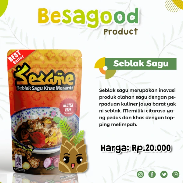 Besagood Seblak Sagu 100 Gram