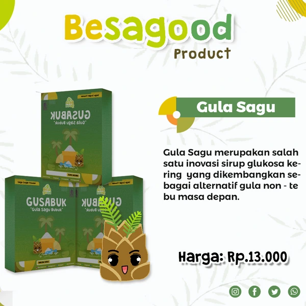 Besagood Gula Sagu Bubuk 25 Gram