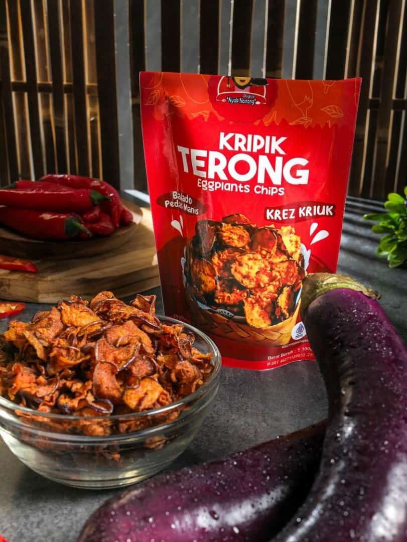 Kripik Terong Balado