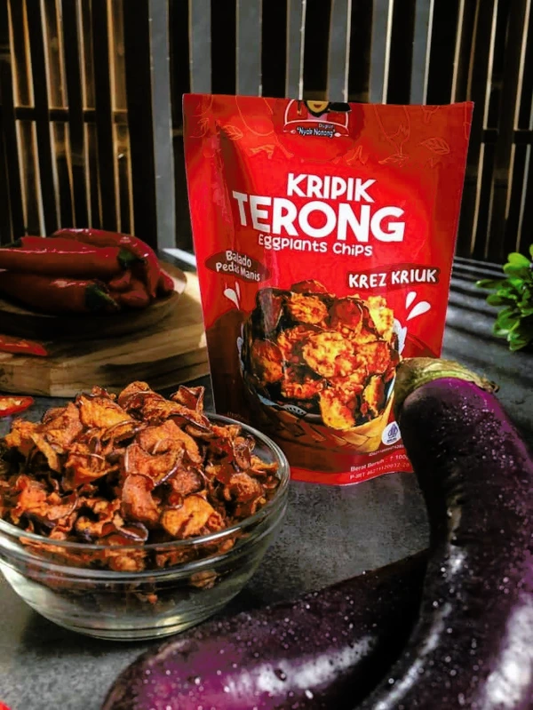 Kripik Terong Balado