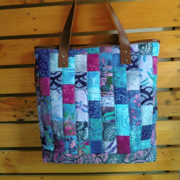 Totebag Hand Bag Tas Sulam Kombinasi Patchwork G