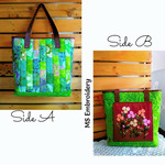 Totebag Hand Bag Tas Sulam Kombinasi Patchwork H