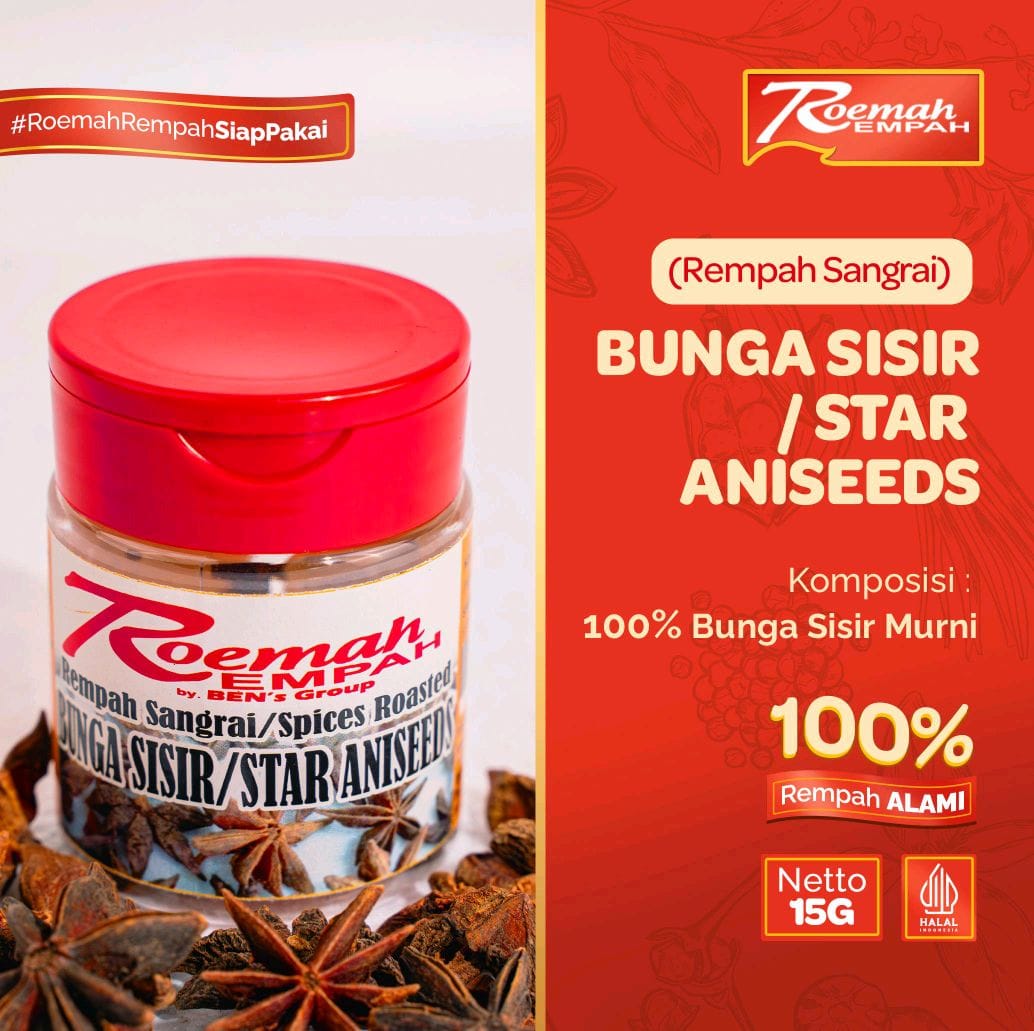 Roemah Rempah Bunga Sisir/Star Aniseeds 35g
