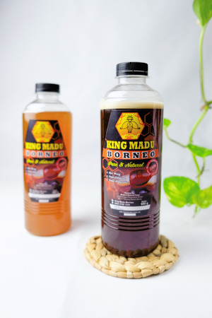 Madu Hitam hutan Kalimantan King Madu Borneo Uk. 600gr
