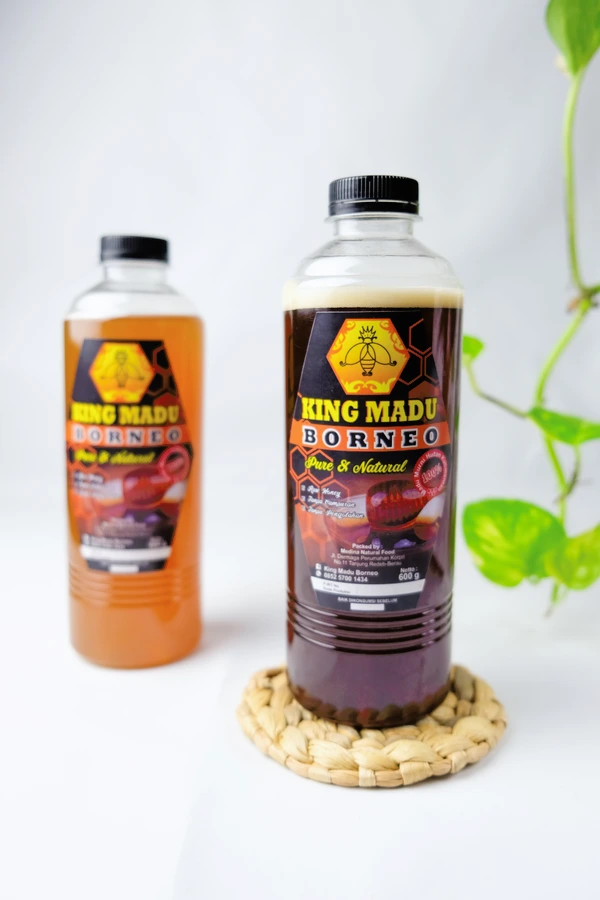 Madu Hitam hutan Kalimantan King Madu Borneo Uk. 600gr