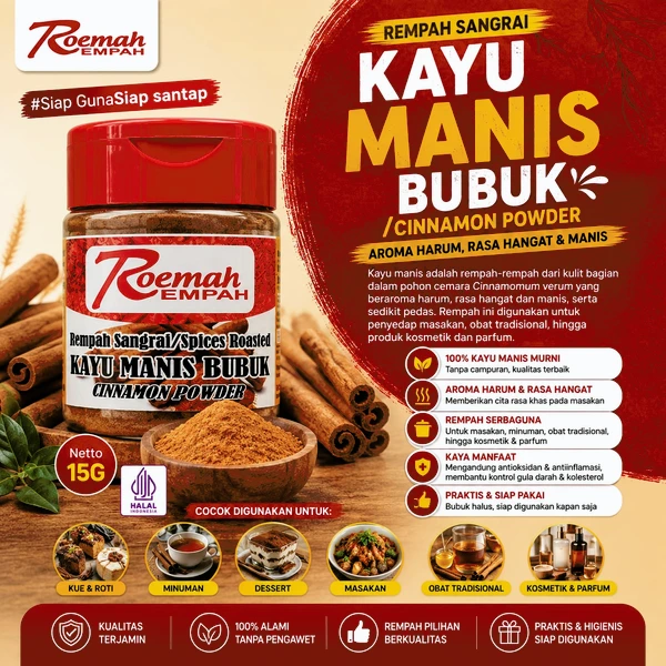 Roemah Rempah Kayu Manis/Cinnamon 25g