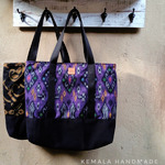 Sunflower bag / Tenun Big Tote Bag Kemala Handmade