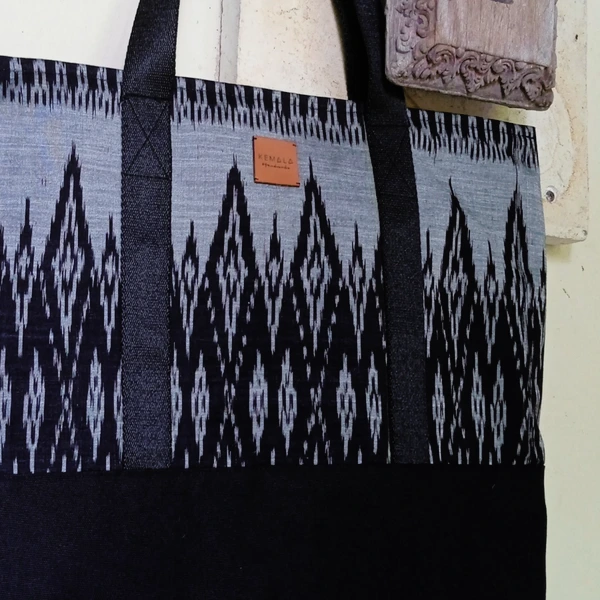 Sunflower bag / Tenun Big Tote Bag Kemala Handmade