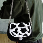 Nc net crochet bag