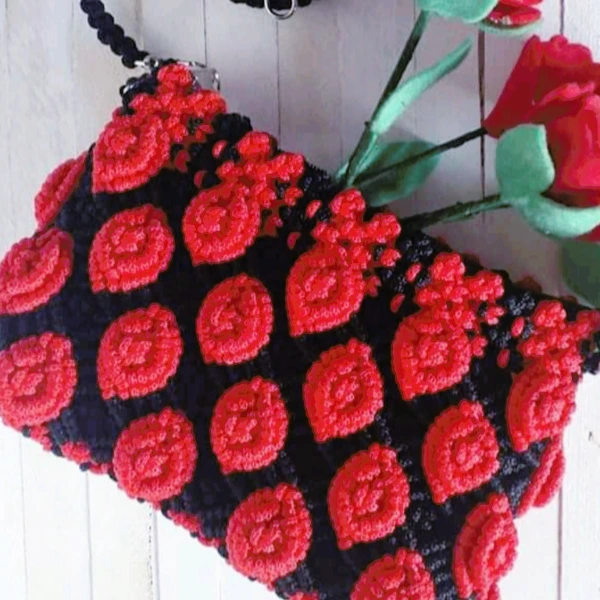Tas slempang macrame