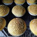 Roti Daging Toping Wijen