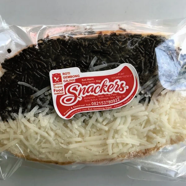Roti Dua Cokelat Keju
