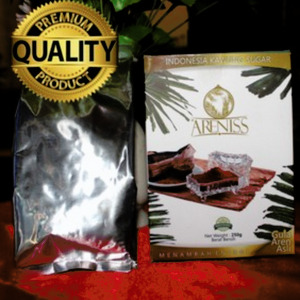 ARENISS Gula Kawung Aren Semut Serbuk Gula Manis Sweetener Organik Sehat Alami Wangi Palm Brown