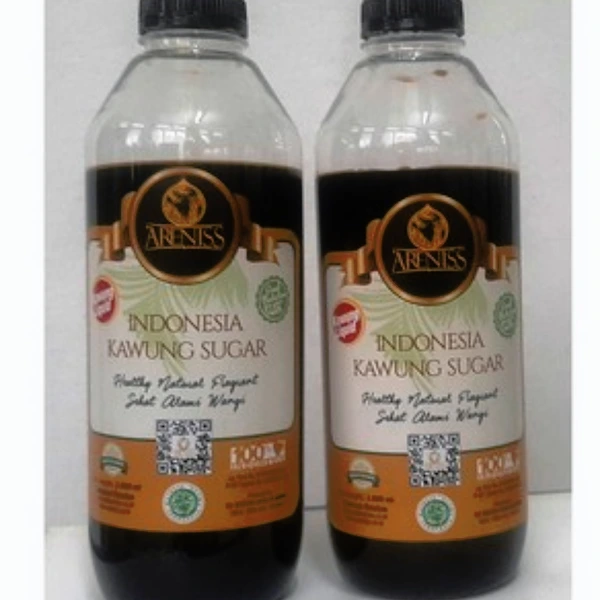 Gula Kawung Aren Cair Nira Asli Areniss Liquid Sugar Sehat Alami Wangi dgn konsep organik murni 1Lt