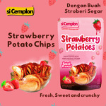 si Cemplon Strawberry Potato Chips No MSG 62g | Keripik Kentang Strawberry