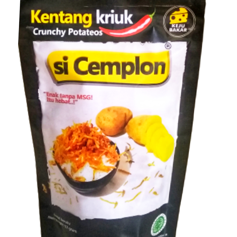 si Cemplon Kentang Kriuk Keju Bakar Non MSG 52g