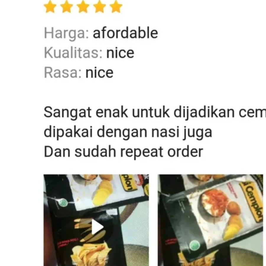 si Cemplon Kentang Kriuk Keju Bakar Non MSG 52g