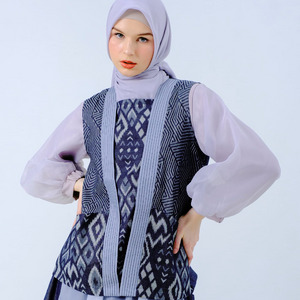 Sleeveless Denim Blouse