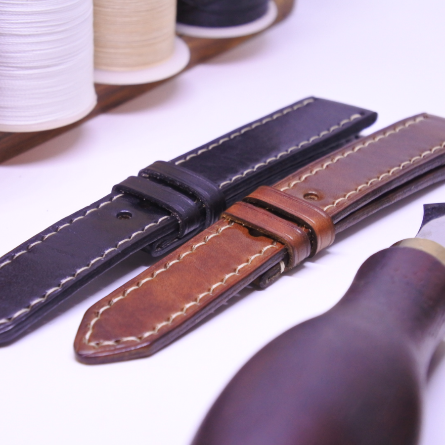 Tali jam kulit (Vegtan Leather)