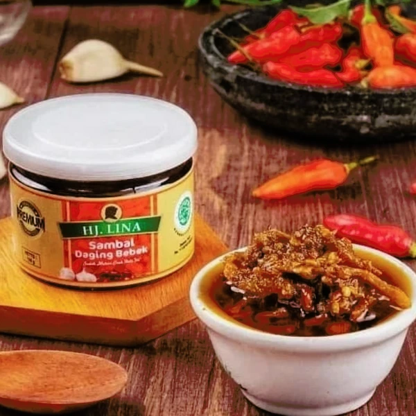 PREMIUM Sambal Daging Bebek Khas Bu Hj. Lina 135gr