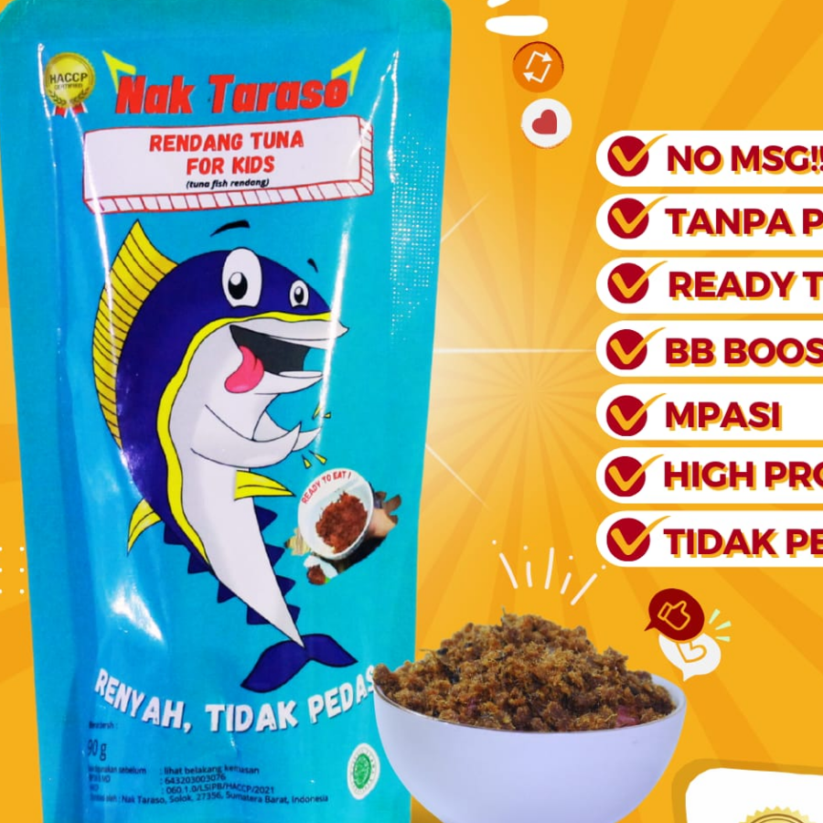 Rendang Tuna For Kids Nak Taraso